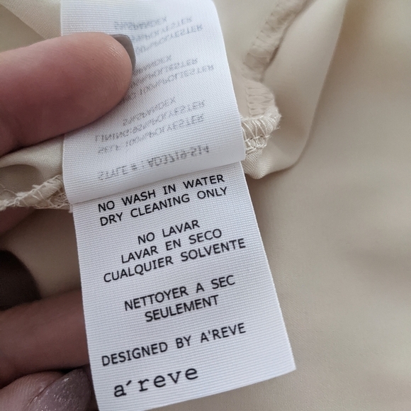 CREAM Slip Dress with Mesh and Lace Overlay M Coquette Lingerie Style - Picture 11 of 12